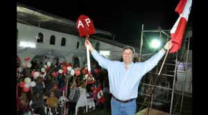 Raúl Diez Canseco en Tarapoto