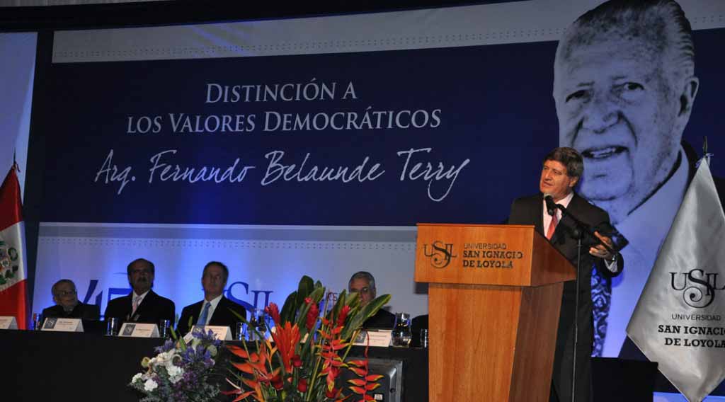 Valores democraticos Fernando Belaunde Terry
