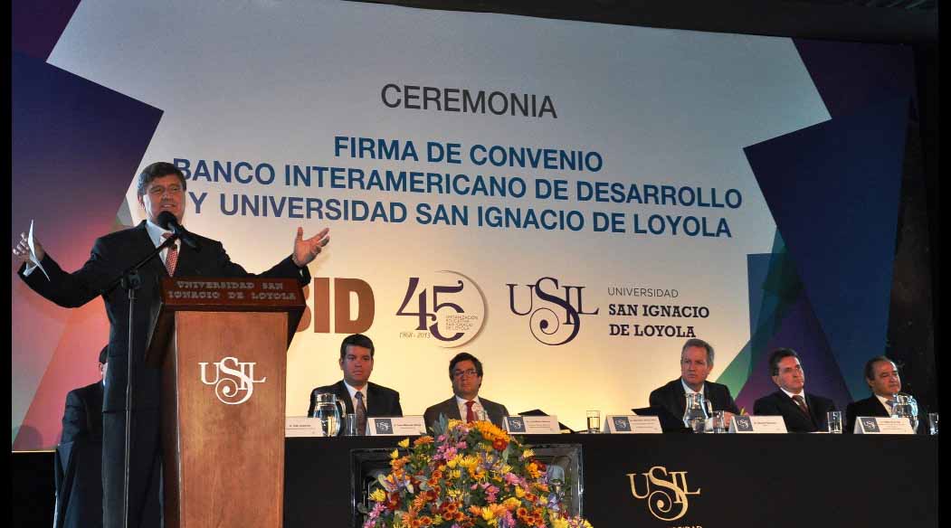 usil firma convenio con el bid