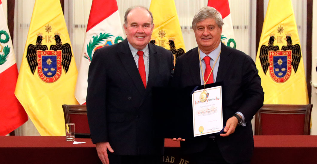 medalla ciudad de lima